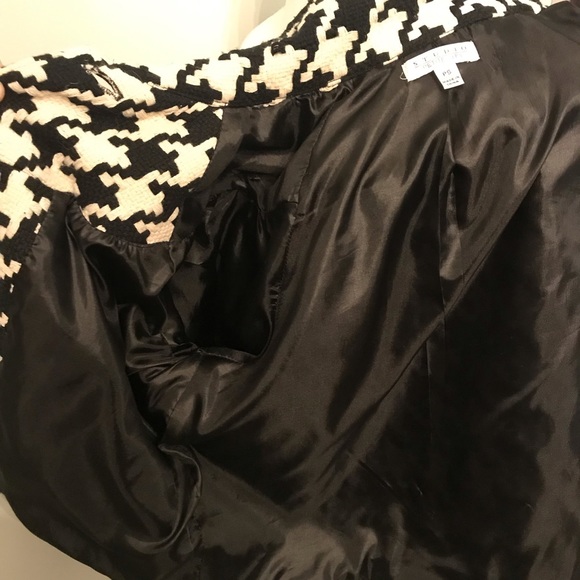 STUDIO Petite JPR 3/4 Sleeve Houndstooth Jacket - Picture 9 of 9